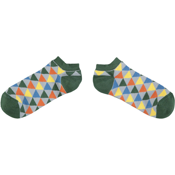 Men's Triangle Pattern Cotton Sports Socks