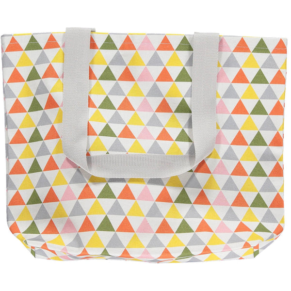 Multi Colour Triangle Print Tote Bag