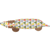 Triangle Print Dog Doorstop With Lavender