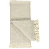 Soft Brown Fishbone Wool Throw
