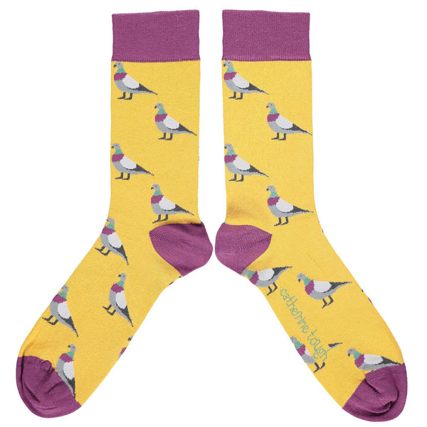 Men's Apricot Pigeon Organic Cotton Ankle Socks